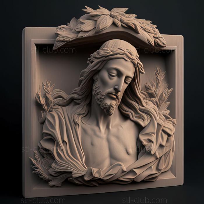 3D model st jesus (STL)